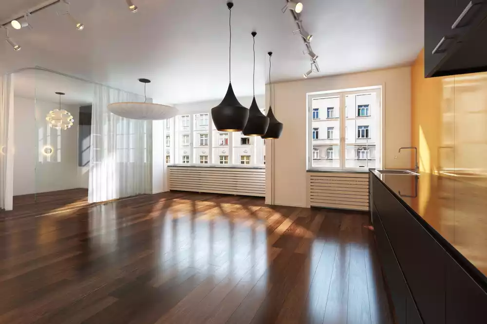 contemporary hardwood floors